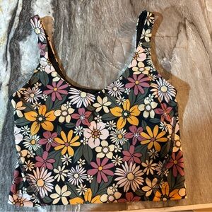 Gilly Hicks Floral Print Sport Top size Small